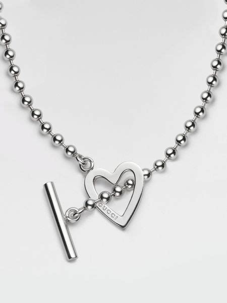 gucci anelli toggle heart|gucci icon heart necklace.